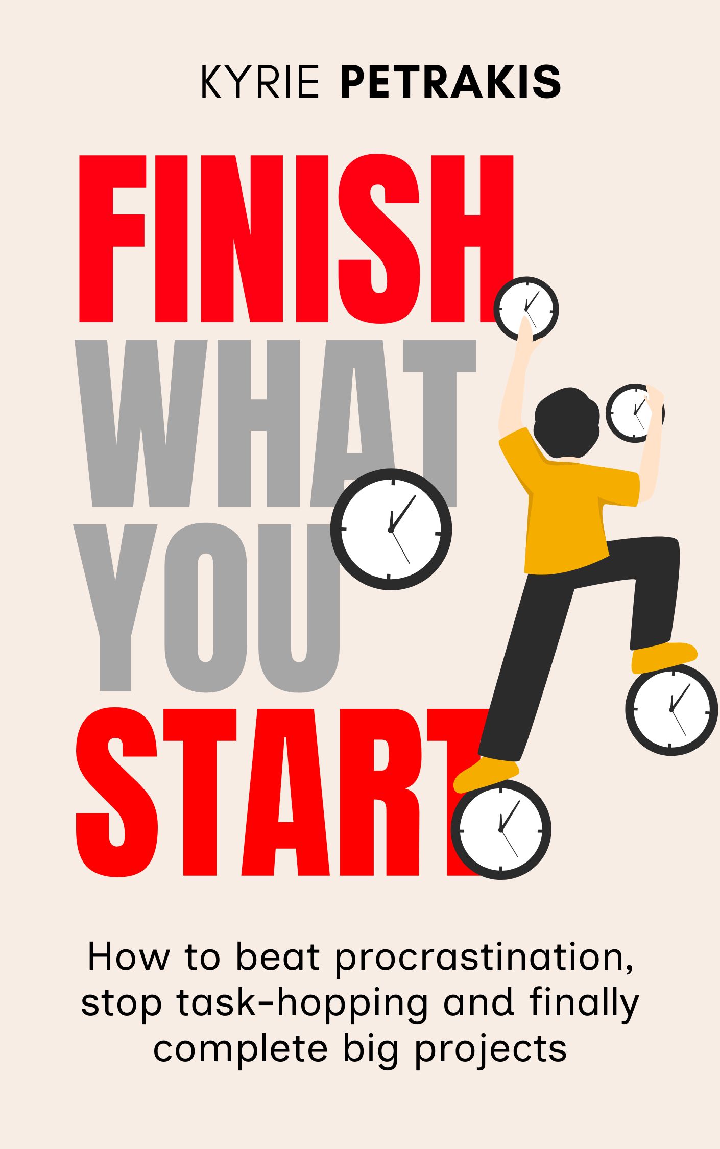 Finish what you start cover
