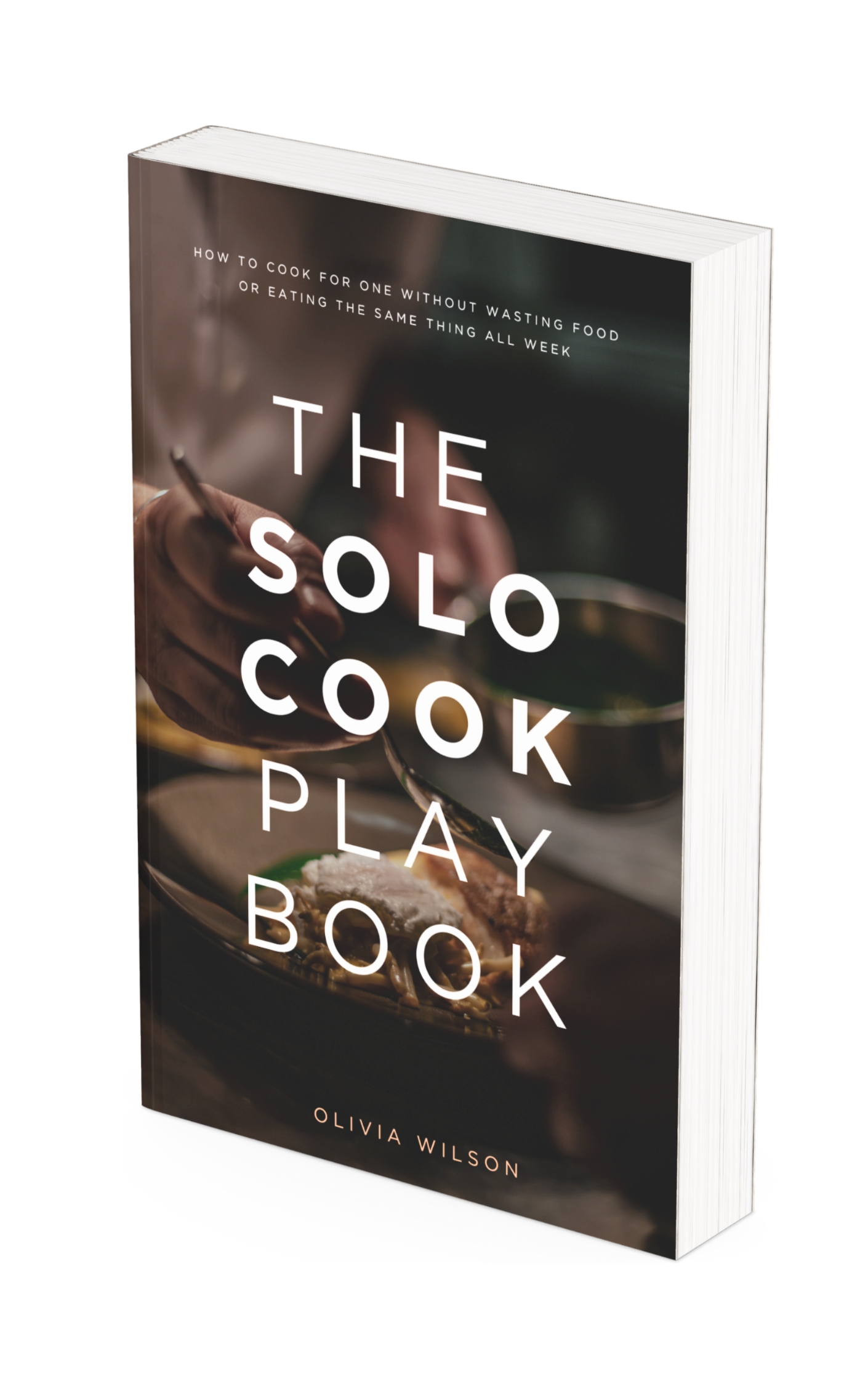 Solo cook book mockup